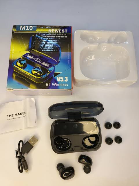 M10 Earbuds - Wireless Bluetooth Earphones
