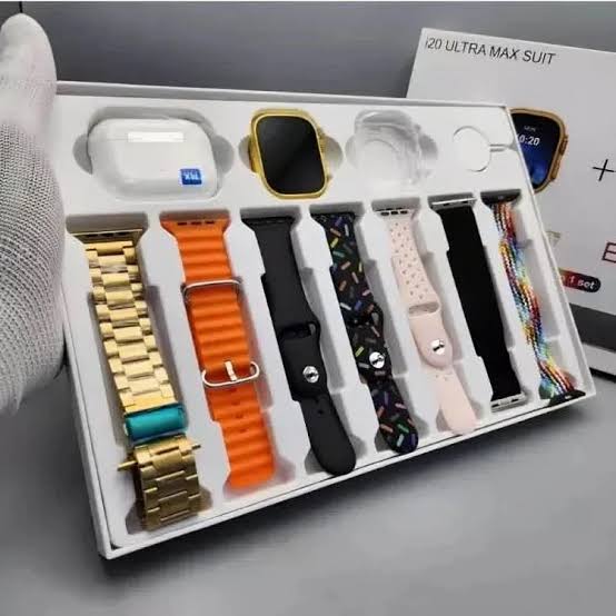 I20 Pro Max Suit Smart Watch, 49mm Protective case, Included Airpods Pro⌚